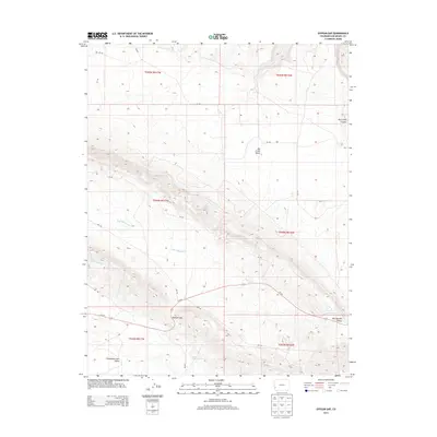 2013 Map of Gypsum Gap, 2013 Print