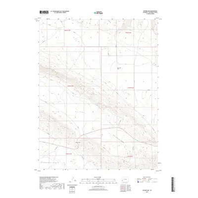2019 Map of Gypsum Gap, 2019 Print