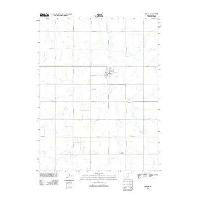 2012 Map of Gypsum, 2012 Print