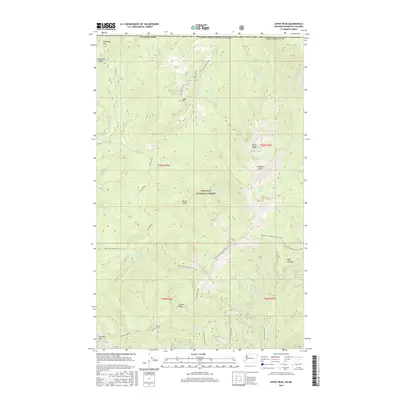 2017 Map of Gypsy Peak, 2017 Print