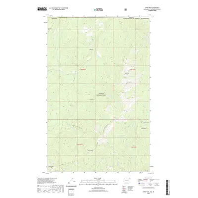 2020 Map of Gypsy Peak, 2020 Print