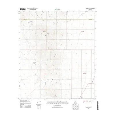 2013 Map of Hachita Peak, 2013 Print