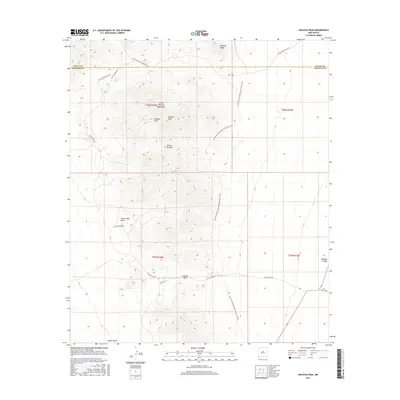 2017 Map of Hachita Peak, 2017 Print
