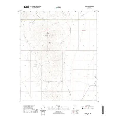 2020 Map of Hachita Peak, 2020 Print