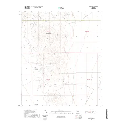 2023 Map of Hachita Peak, 2023 Print