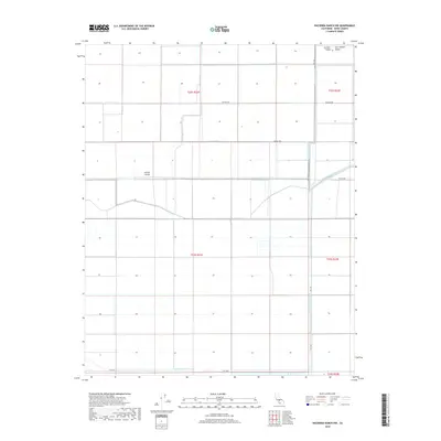 2018 Map of Hacienda Ranch NW, 2018 Print