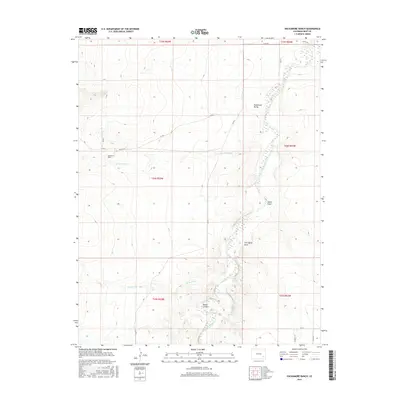 2016 Map of Hackamore Ranch, 2016 Print