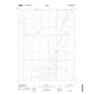 2019 Map of Hackamore Ranch, 2019 Print