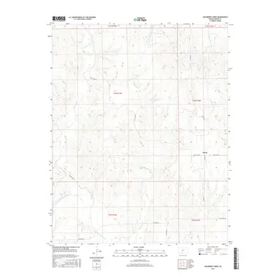 2016 Map of Hackberry Creek, 2016 Print