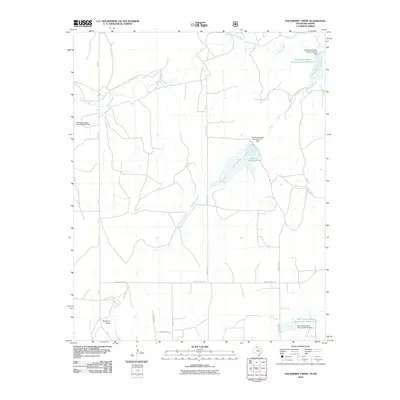 2010 Map of Hackberry Creek, 2010 Print