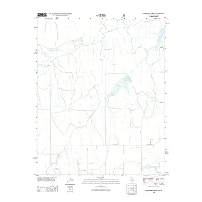 2012 Map of Hackberry Creek, 2012 Print
