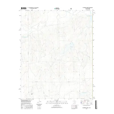 2016 Map of Hackberry Creek, 2016 Print