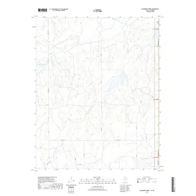 2019 Map of Hackberry Creek, 2019 Print