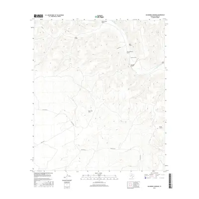 2016 Map of Hackberry Crossing, 2016 Print