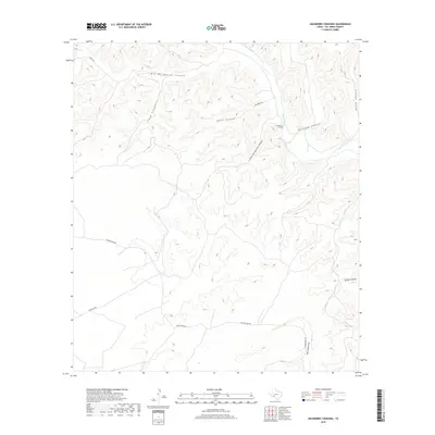2019 Map of Hackberry Crossing, 2019 Print