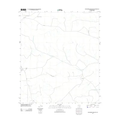 2012 Map of Hackberry Draw NW, 2012 Print