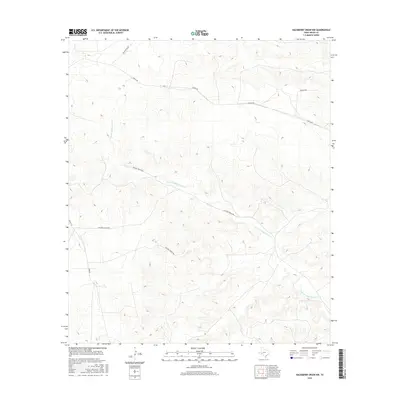 2016 Map of Hackberry Draw NW, 2016 Print