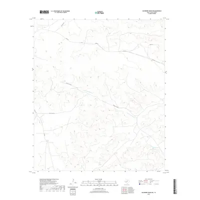 2019 Map of Hackberry Draw NW, 2019 Print