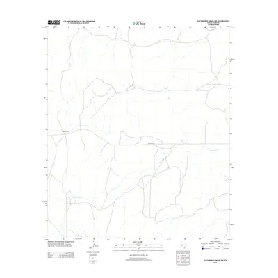 2012 Map of Hackberry Draw SW, 2012 Print