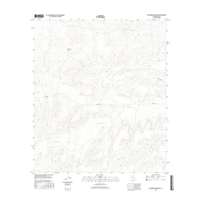 2016 Map of Hackberry Draw SW, 2016 Print