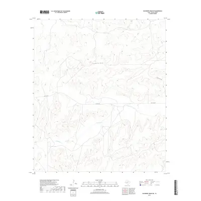 2019 Map of Hackberry Draw SW, 2019 Print