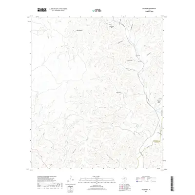 2019 Map of Hackberry, 2019 Print