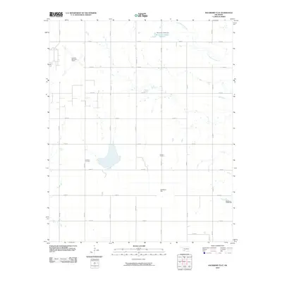2010 Map of Hackberry Flat, 2010 Print