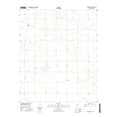 2016 Map of Hackberry Flat, 2016 Print