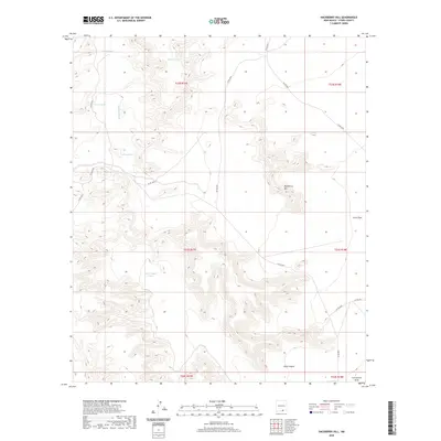 2020 Map of Hackberry Hill, 2020 Print