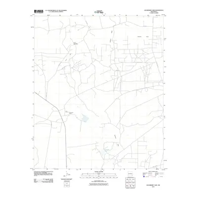 2010 Map of Hackberry Lake, 2010 Print