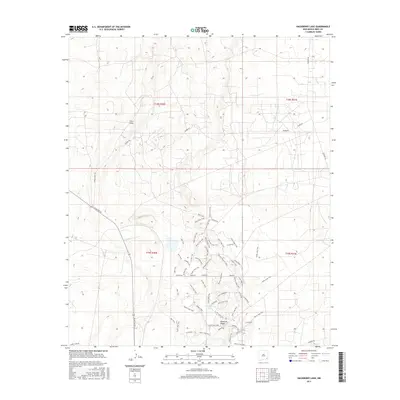 2017 Map of Hackberry Lake, 2017 Print
