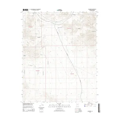 2014 Map of Hackberry, 2014 Print