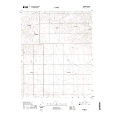 2018 Map of Hackberry, 2018 Print