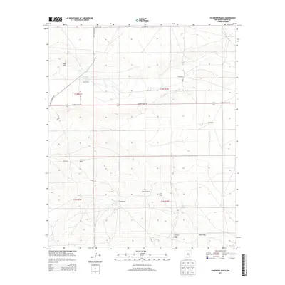 2013 Map of Hackberry Ranch, 2013 Print
