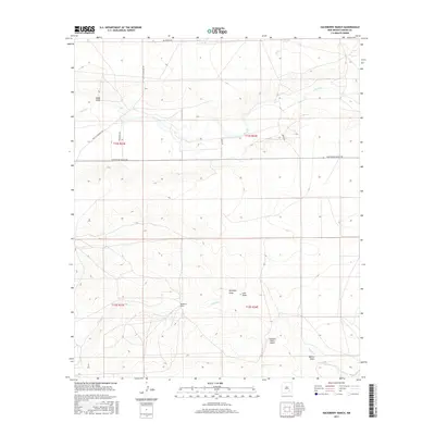 2017 Map of Hackberry Ranch, 2017 Print