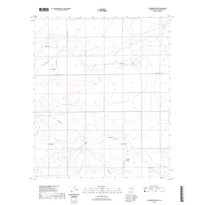 2020 Map of Hackberry Ranch, 2020 Print