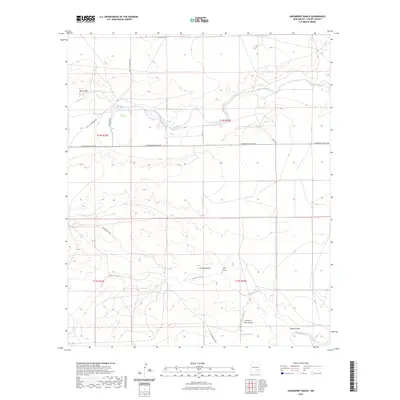 2023 Map of Hackberry Ranch, 2023 Print