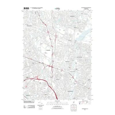 2011 Map of Hackensack, 2011 Print