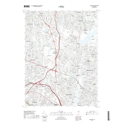 2019 Map of Hackensack, 2019 Print