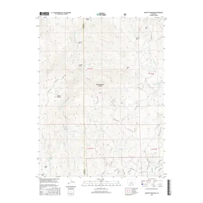2016 Map of Hackett Mountain, 2016 Print
