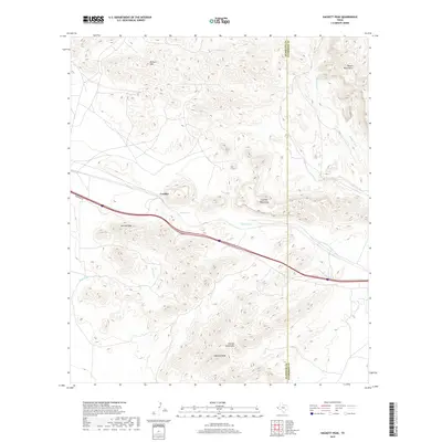 2019 Map of Hackett Peak, 2019 Print