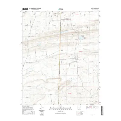 2014 Map of Hackett, 2014 Print