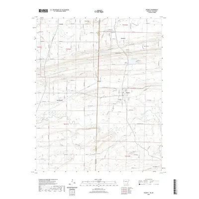 2020 Map of Hackett, 2020 Print