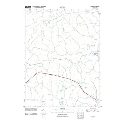 2010 Map of Hackett, 2010 Print