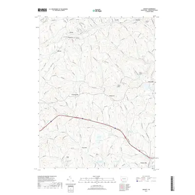2019 Map of Hackett, 2019 Print