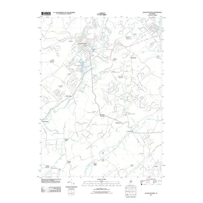 2011 Map of Hackettstown, 2011 Print