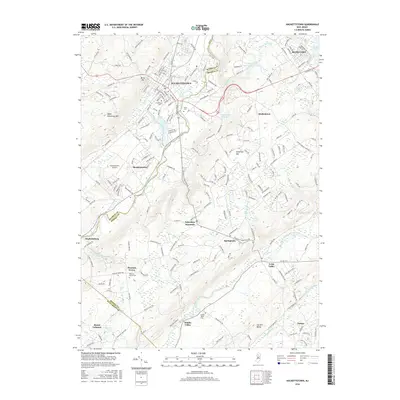2016 Map of Hackettstown, 2016 Print