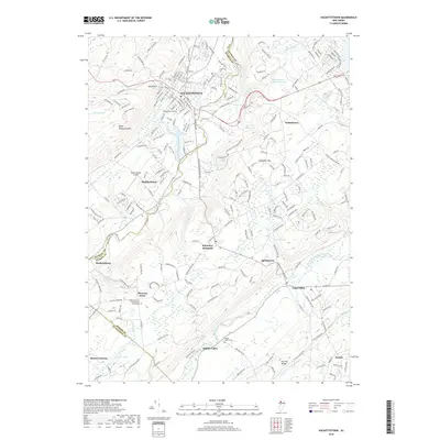 2019 Map of Hackettstown, 2019 Print