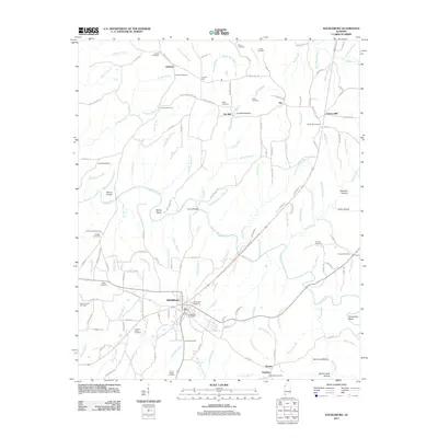 2011 Map of Hackleburg, 2011 Print