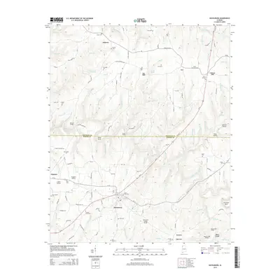 2014 Map of Hackleburg, 2014 Print